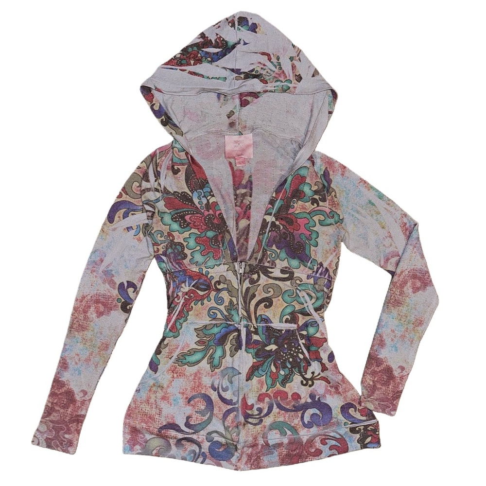 Romeo & Juliet Couture Artistic Patterned Hoodie